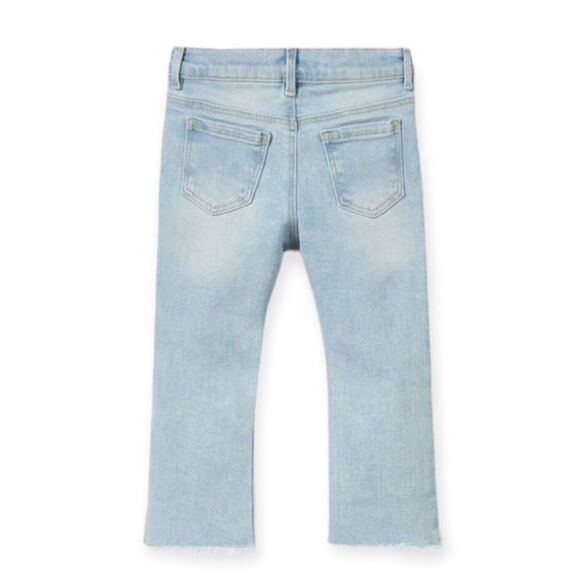 ZARA Kids | Blue | FLARED FRAYED JEANS - Picture 2 of 5